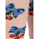 Konges Sløjd Amarena/Tramonto 2 Pak Flower Og Cherry Jacquard Strømpebukser