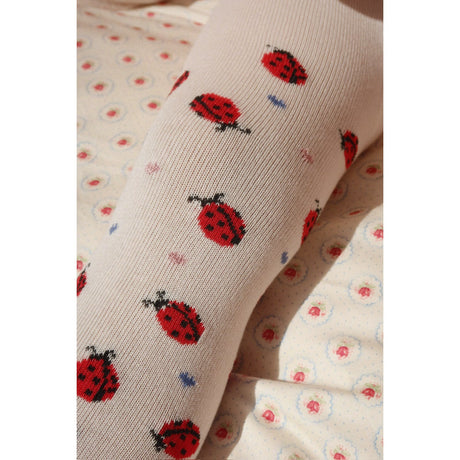 Konges Sløjd Ladybug 2 Pak Ladybug Jacquard Strømpebukser