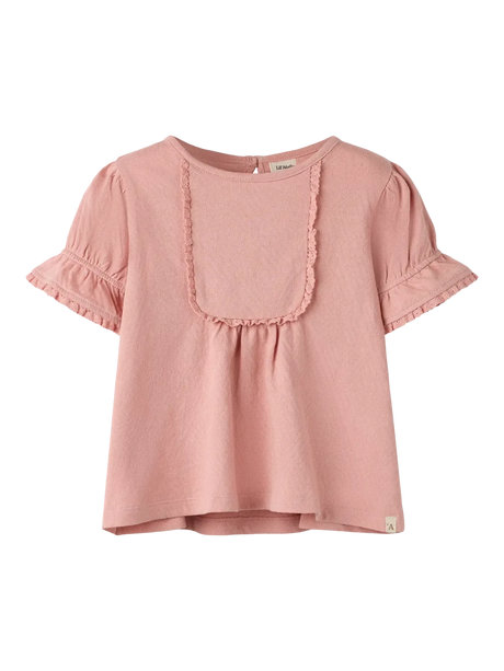 Lil'Atelier Rose Tan Nmfhalina Ss Top Lil