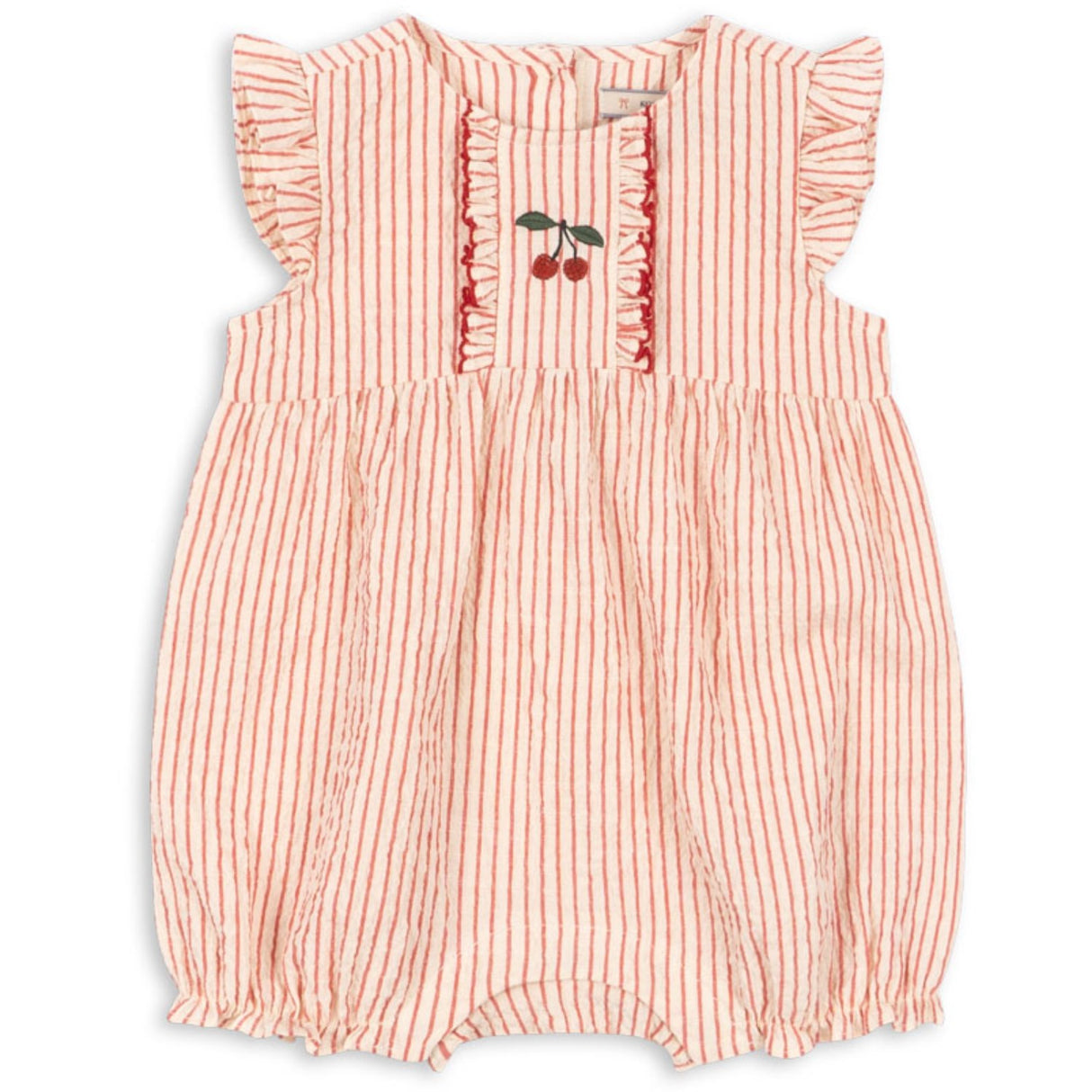 Konges Sløjd Amour Stripe Ellie Flæse Romper Gots