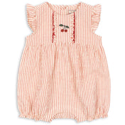 Konges Sløjd Amour Stripe Ellie Flæse Romper Gots