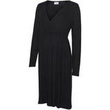 Mama;licious Black Mltrinity Tess Abk Ls Jrs Kjole 2F