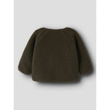 Lil'Atelier Dark Earth Nbnnalo Bia Loose Sherpa Jakke Lil