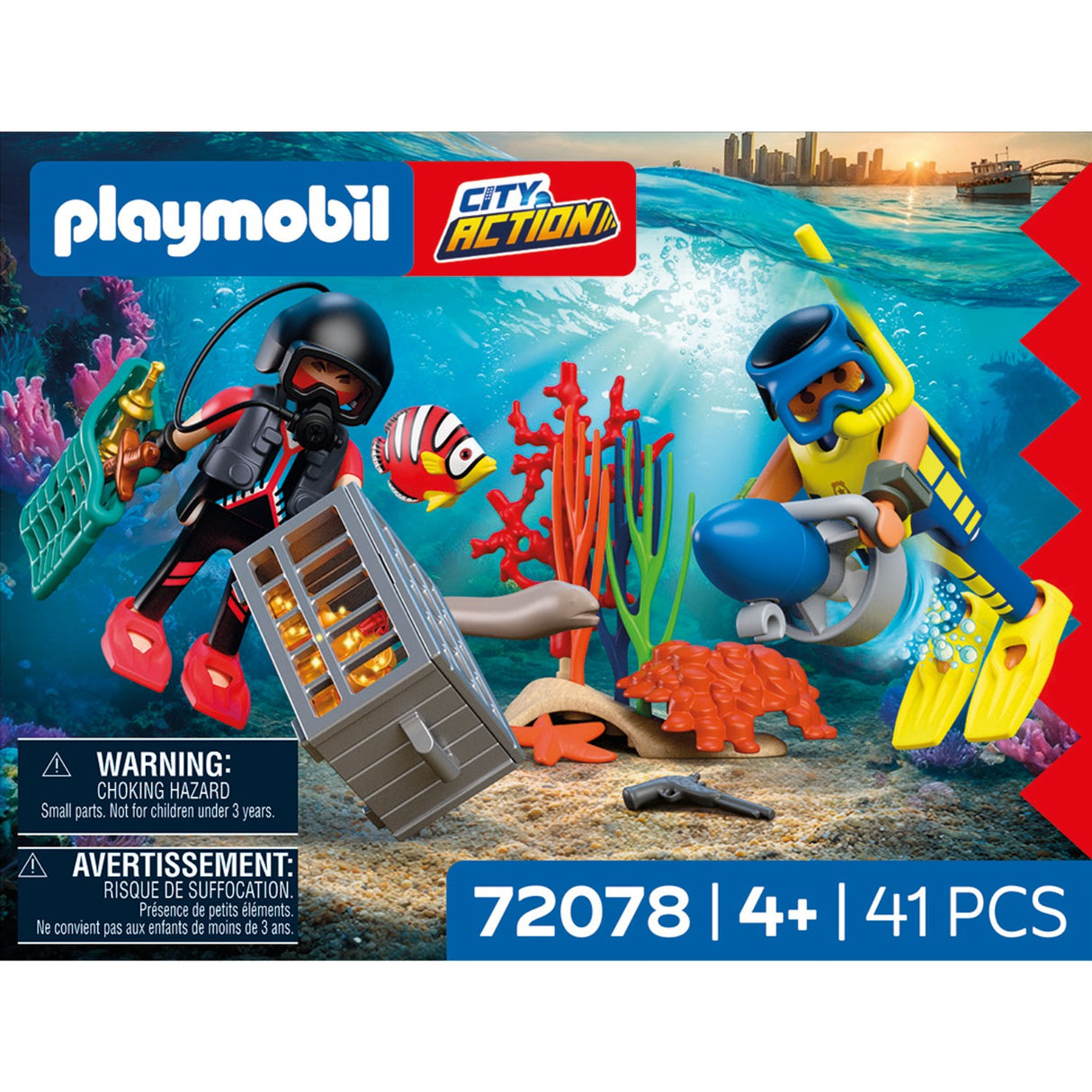 Playmobil® Police Diver With Treasure
