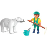 Playmobil® Zoo: Polar Bjørn And Zookeeper