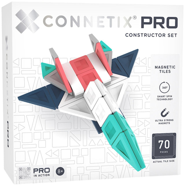 Connetix Multicolour Pro Constructor Sæt 70 Pcs
