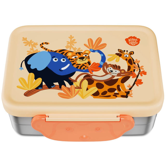 Affenzahn Sunny Savannah Lunchbox Rustfrit Stål