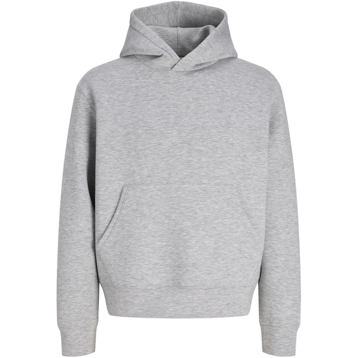 Jack & Jones Junior Light Grey Melange New Jcolegacy Sweat Scuba Hætte Jnr