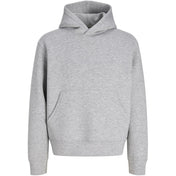 Jack & Jones Junior Light Grey Melange New Jcolegacy Sweat Scuba Hætte Jnr