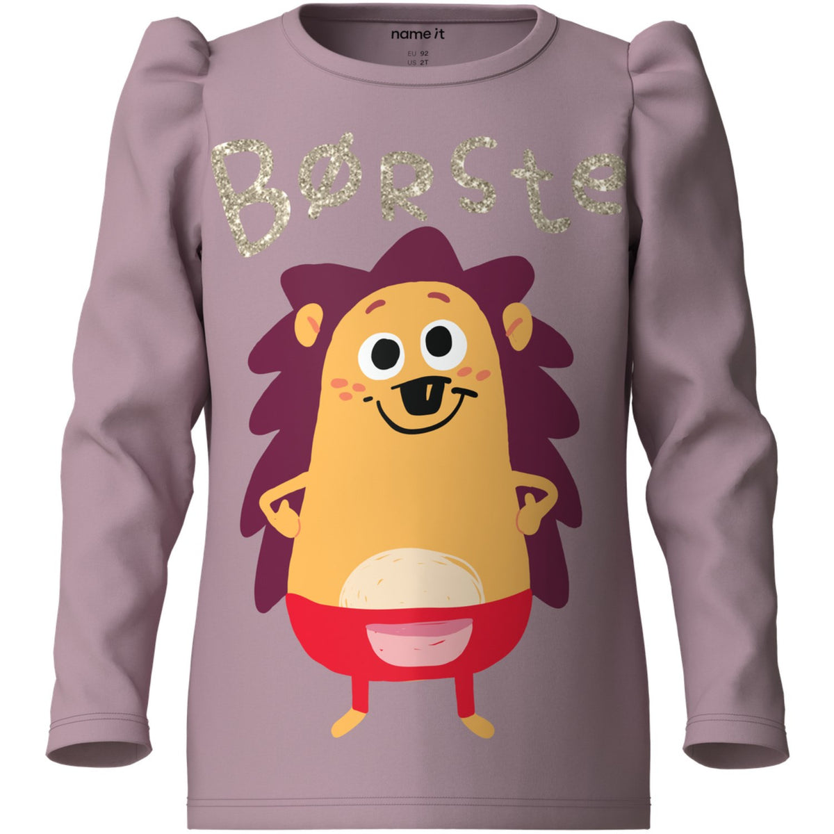 Name It Mauve Shadows Nmfabiri Borste Ls Top Box Dr