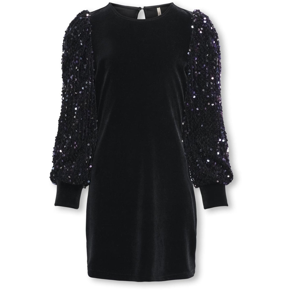 kids ONLY Black Kogconfidence L/S Sequins Kjole Jrs