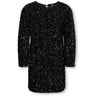 kids ONLY Black Kogconfidence Life Ls Seq Flrd Kjole Jrs