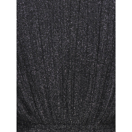 kids ONLY Black Silver Lurex Kogglam Ls Kjole Jrs