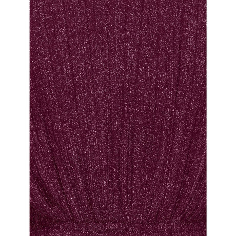kids ONLY Rumba Red Silver Lurex Kogglam Ls Kjole Jrs