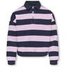 kids ONLY Night Sky Pink Lady Kogsweat Ls Polo Swt