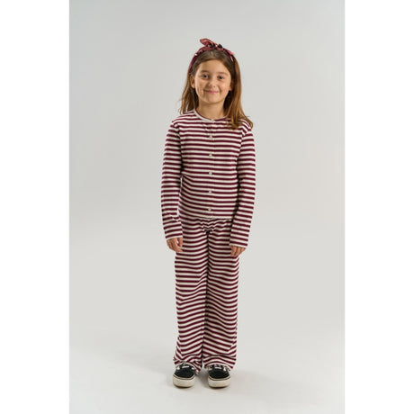 The New Gardenia Striped Tnmoore Wide Rib Bukser
