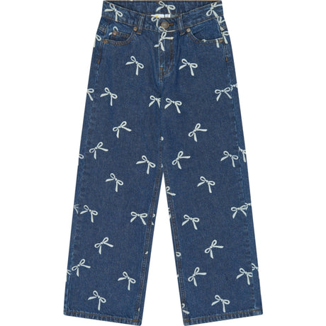 The New Medium Blue Denim AOP Tnvirginia Wide Fit Jeans
