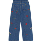 The New Medium Blue Denim Emb Tnvincetta Wide Fit Jeans