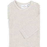 THE NEW Siblings Taupe Gray Striped Tn Tnsbvitus L_S Rib Body