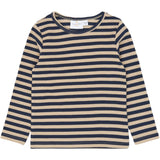 THE NEW Siblings Navy Blazer Striped Tnstfro L_S Rib Tee