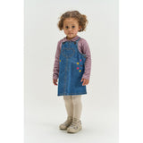 THE NEW Siblings Light Blue Denim Emb Tnstvalora S_L Denim Kjole
