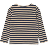 THE NEW Siblings Navy Blazer Striped Tnstfro L_S Rib Tee