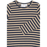 THE NEW Siblings Navy Blazer Striped Tnstfro L_S Rib Tee