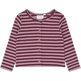 THE NEW Siblings Elderberry Striped Tn Tnstfro L_S Rib Cardigan