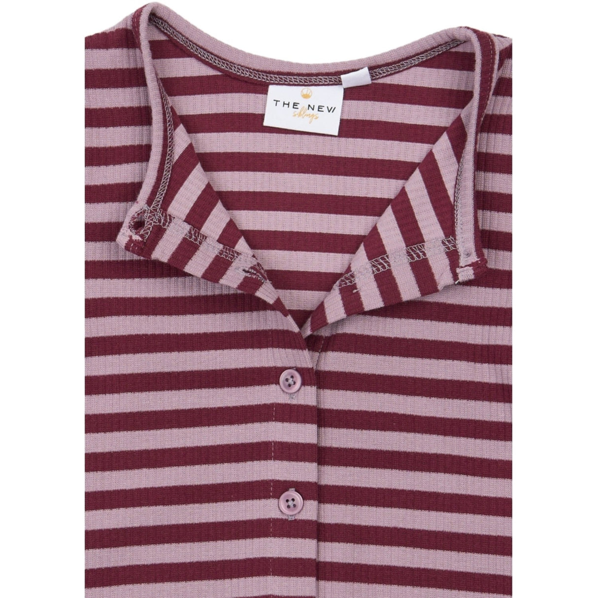 THE NEW Siblings Elderberry Striped Tn Tnstfro L_S Rib Cardigan