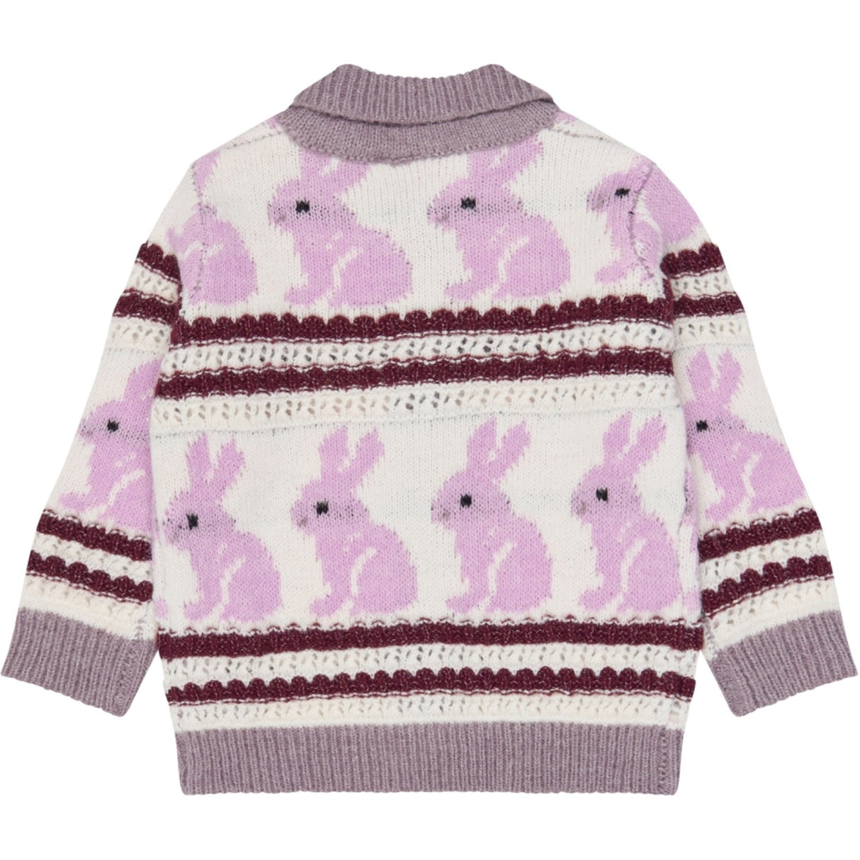 THE NEW Siblings Gardenia Striped Tnstval Jacquard Cardigan