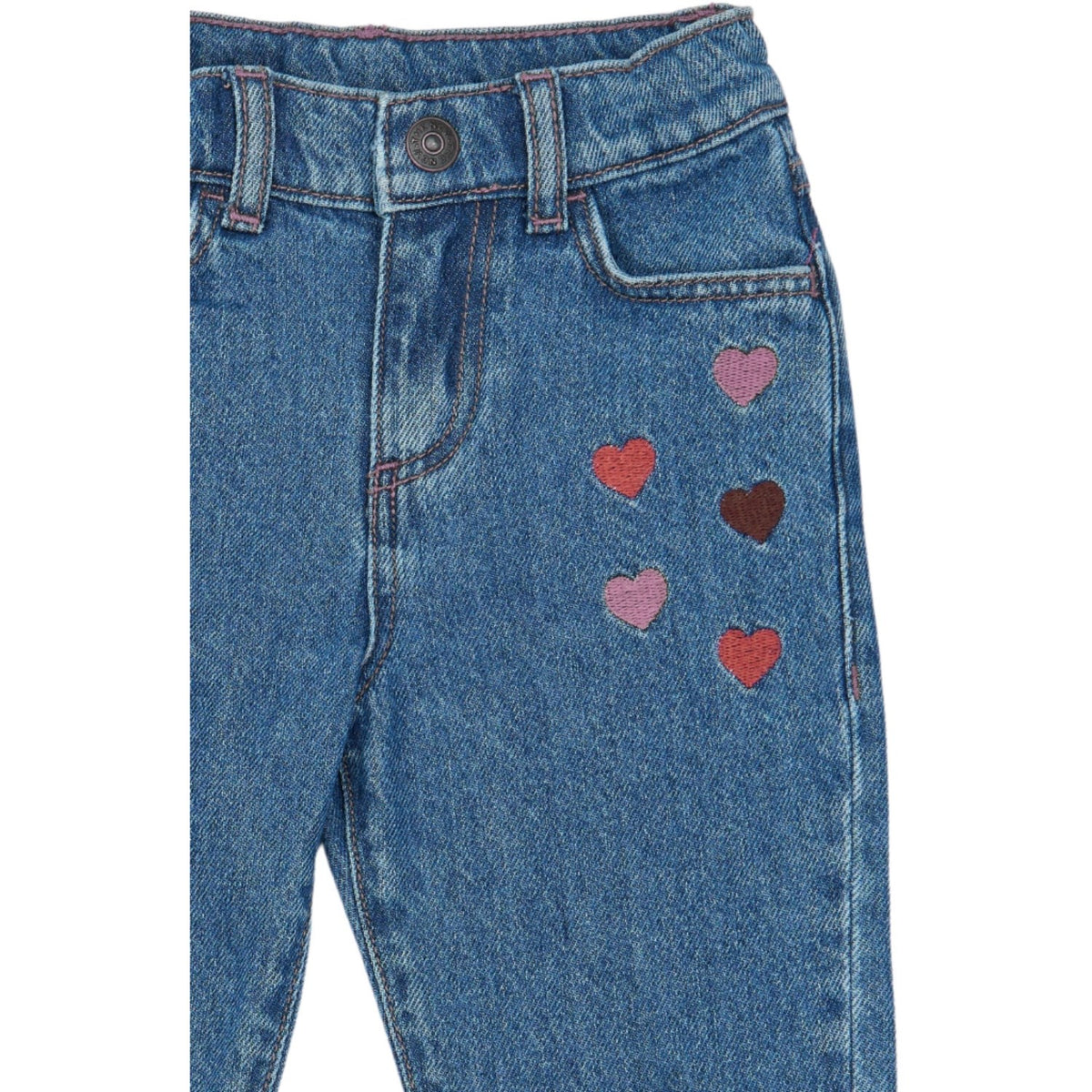 THE NEW Siblings Light Blue Denim Emb Tnstvalora Mor Fit Jeans