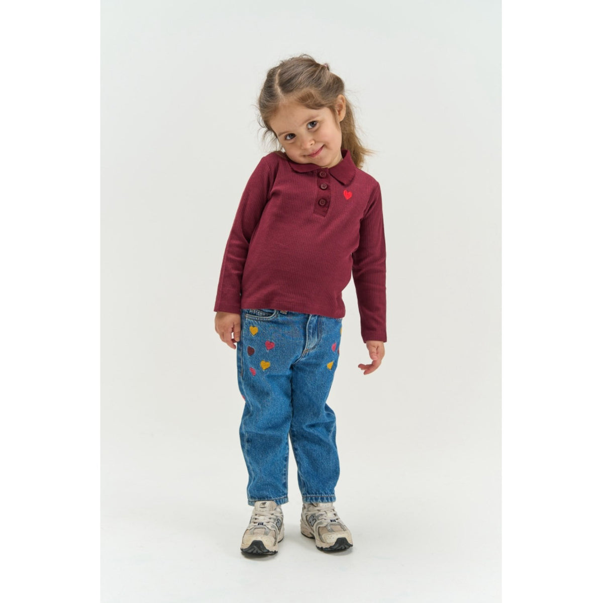 THE NEW Siblings Light Blue Denim Emb Tnstvalora Mor Fit Jeans
