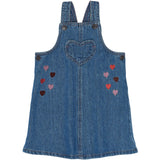 THE NEW Siblings Light Blue Denim Emb Tnstvalora S_L Denim Kjole