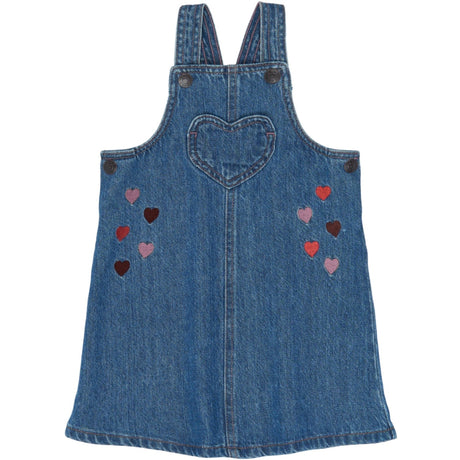 THE NEW Siblings Light Blue Denim Emb Tnstvalora S_L Denim Kjole