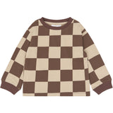 THE NEW Siblings Chestnut Check Tnstvebbo Os Sweatshirt