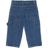 THE NEW Siblings Medium Blue Denim AOP Tnstvilfredo Baggy Fit Worker Jeans