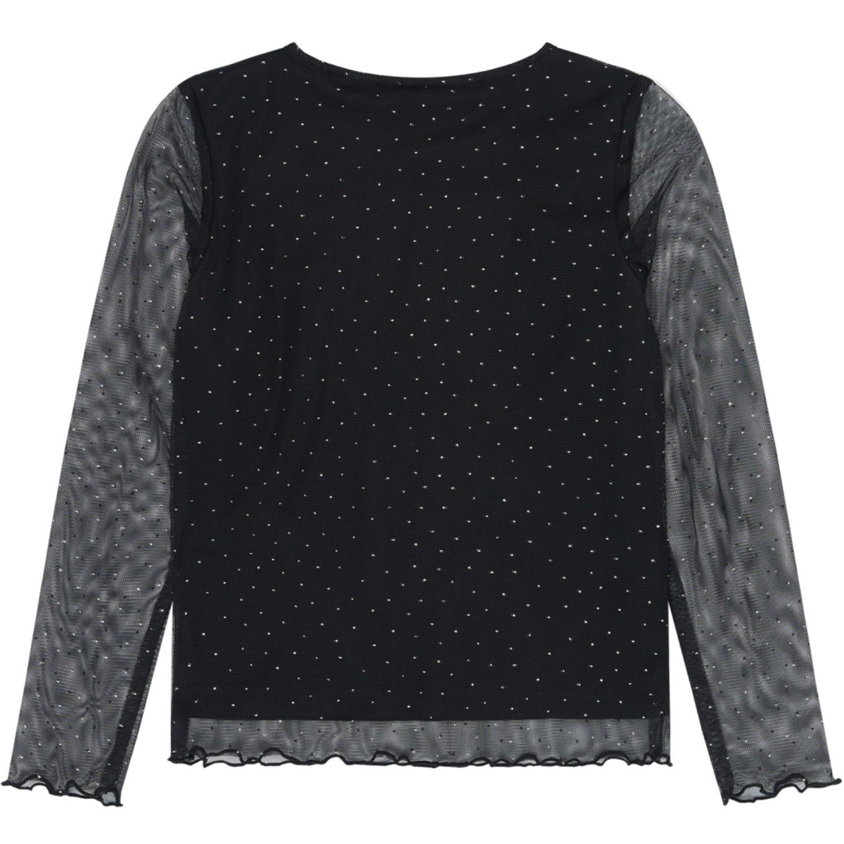 The New Black Beauty Tnyancy L_S Mesh Top