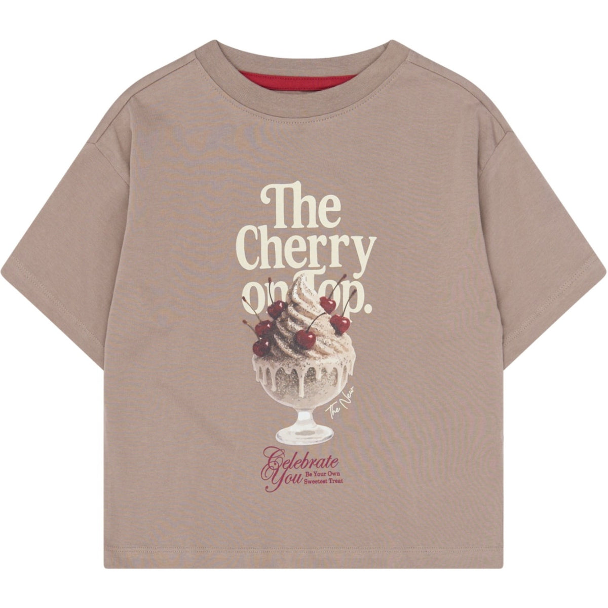 The New Taupe Gray Tn Tnyoletta Os S_S Tee