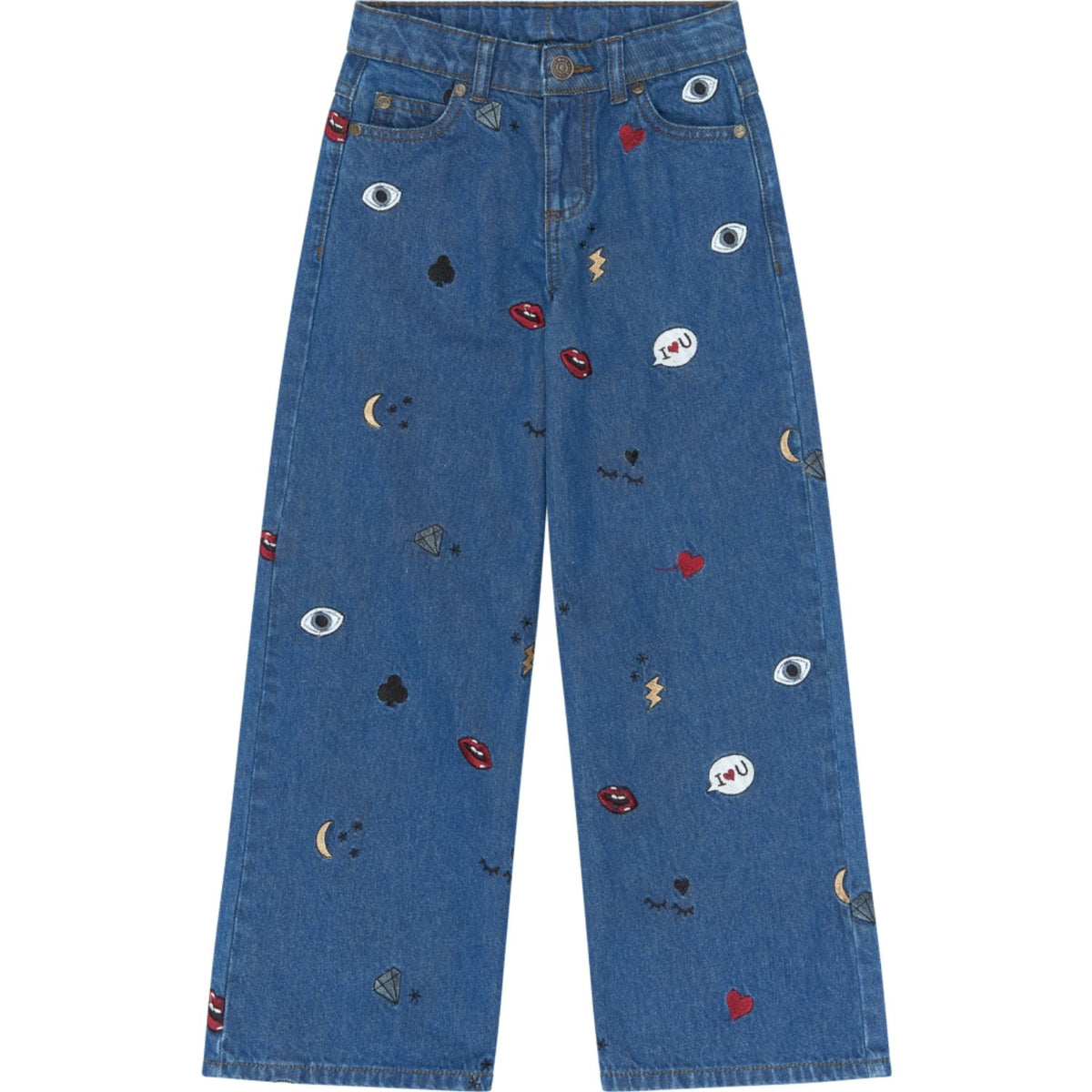 The New Medium Blue Denim Tnyamila Wide Fit Jeans