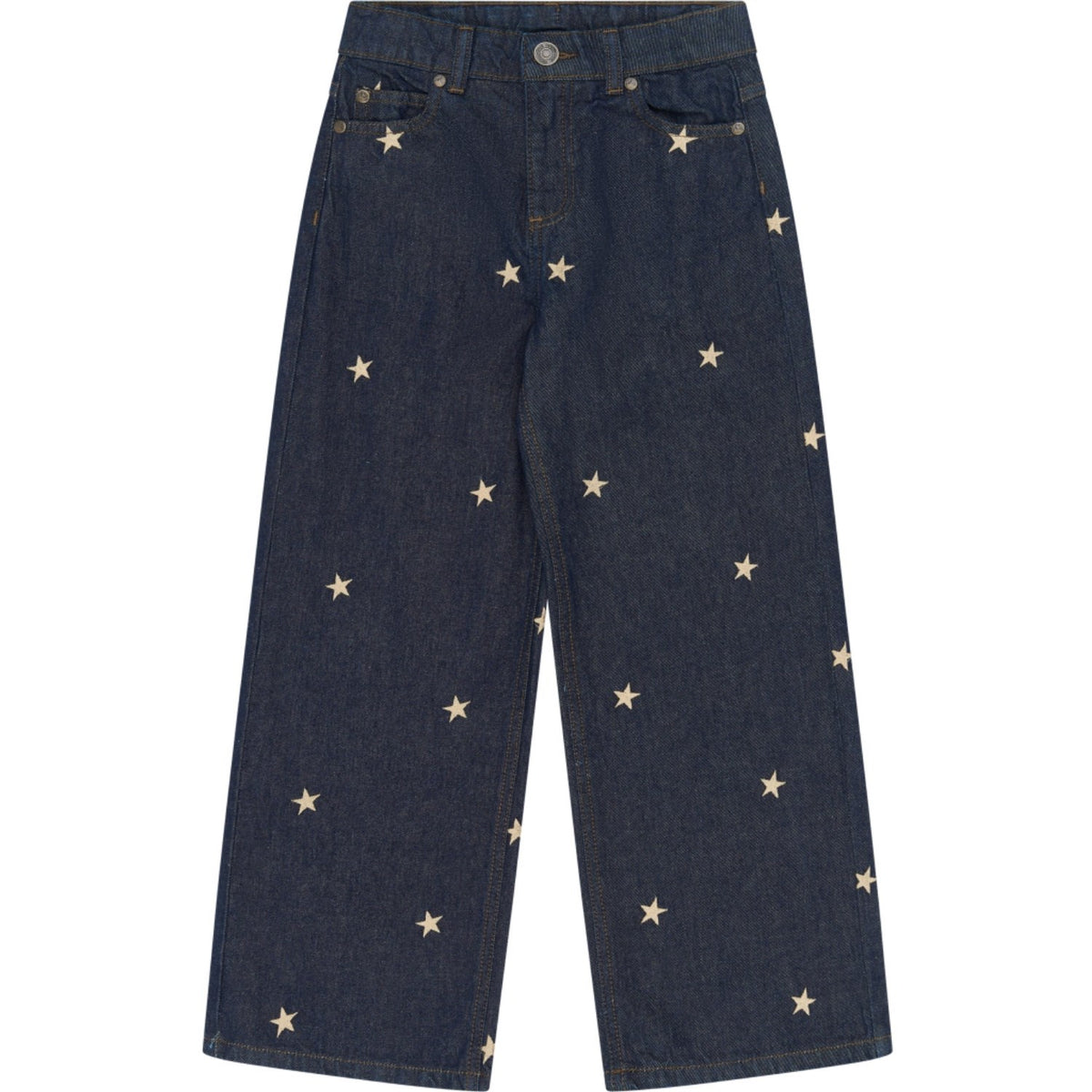 The New Medium Blue Denim AOP Tnyrsa Wide Fit Jeans