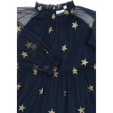 The New Navy Blazer AOP Tnyudelle Mesh L_S Kjole