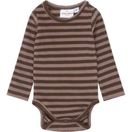 THE NEW Siblings Chestnut Striped Tnsbfro L_S Rib Body