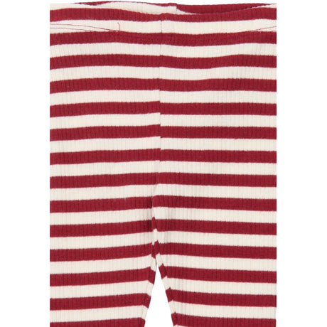 THE NEW Siblings Rio Red Striped Tn Tnsbfro Rib Leggings