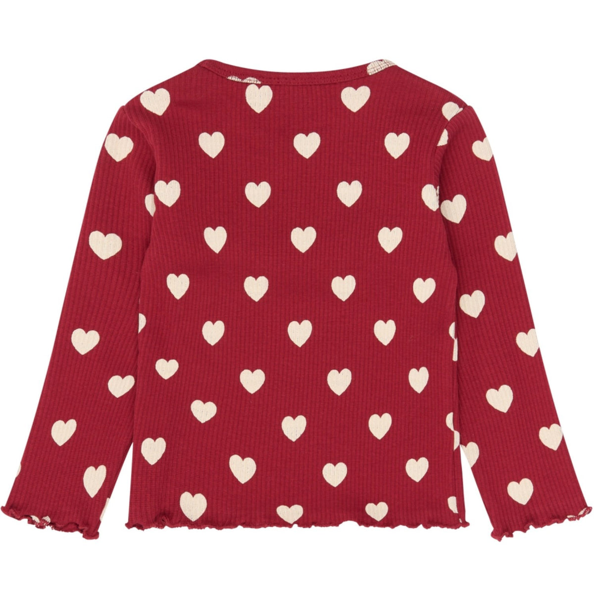 THE NEW Siblings Rio Red AOP Tn Tnstholiday Red Heart Rib Night Sæt