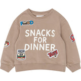 THE NEW Siblings Taupe Gray Tn Tnstyoung Os Sweatshirt