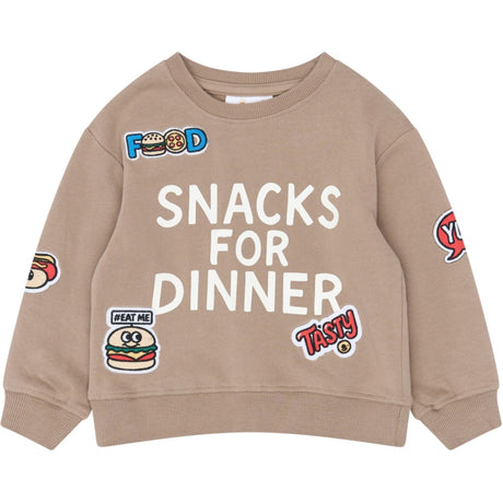 THE NEW Siblings Taupe Gray Tn Tnstyoung Os Sweatshirt