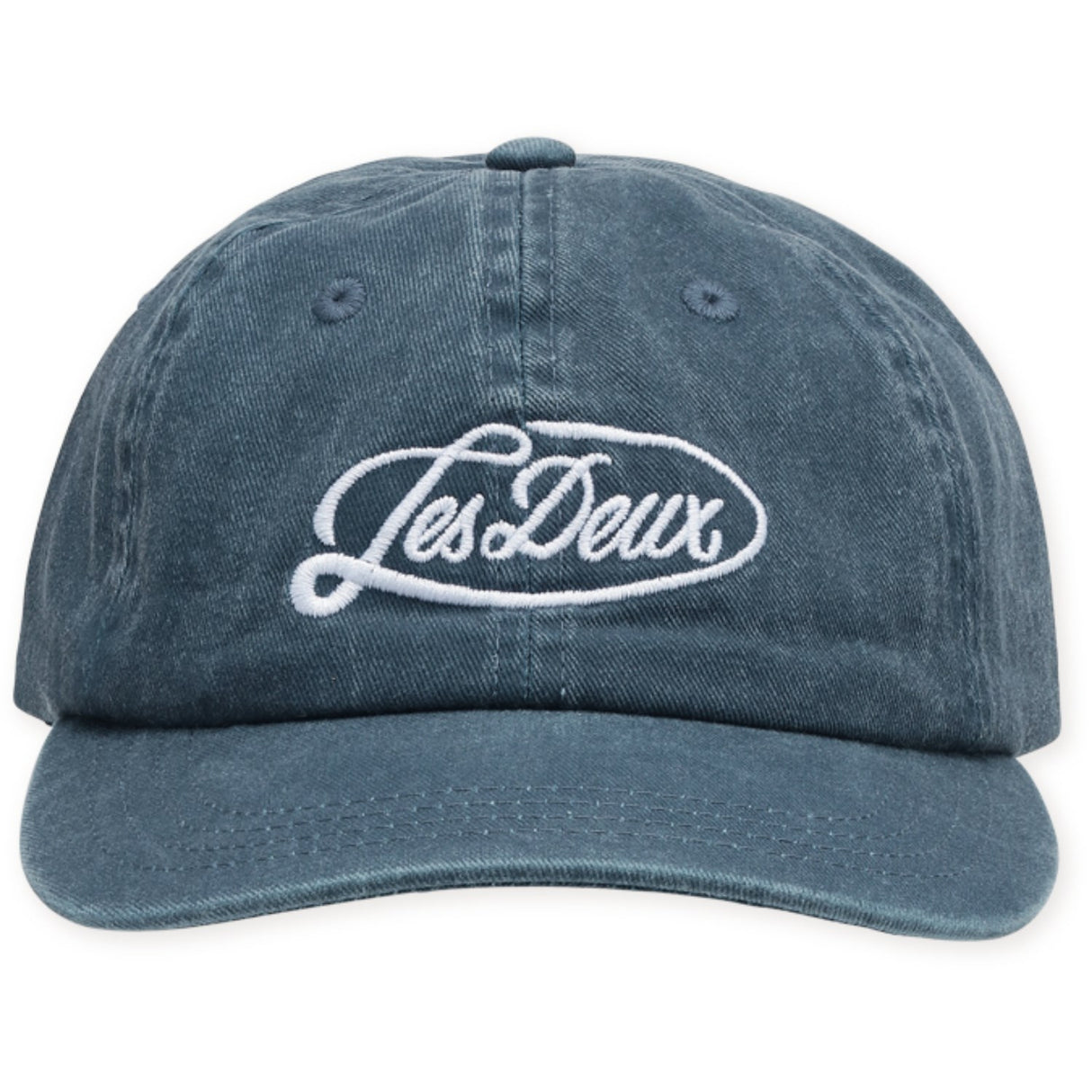 Les Deux Kids Dark Denim Blue Logo Dad Kasket KIDS