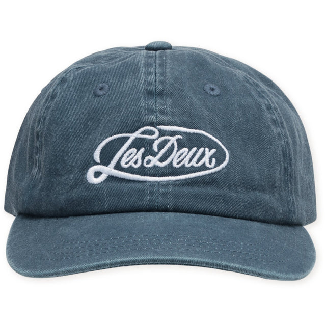 Les Deux Kids Dark Denim Blue Logo Dad Kasket KIDS