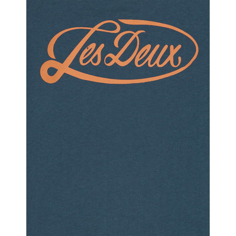 Les Deux Kids Dark Denim Blue Contrast T-Shirt KIDS