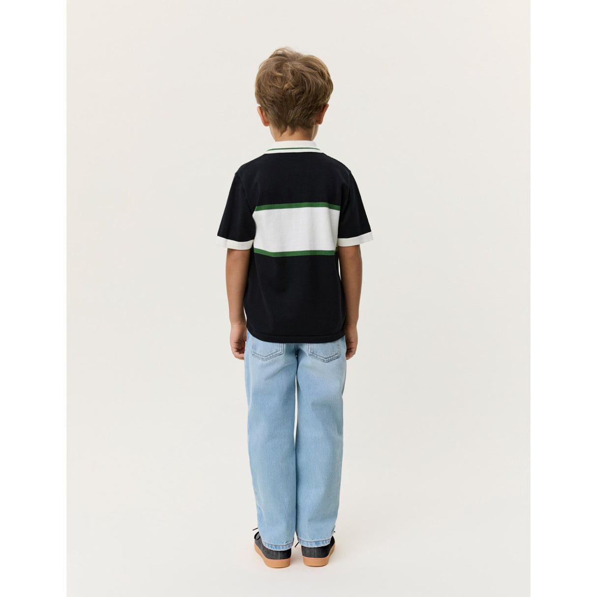 Les Deux Kids Tap Shoe Black Strikket Lynlås Polo KIDS